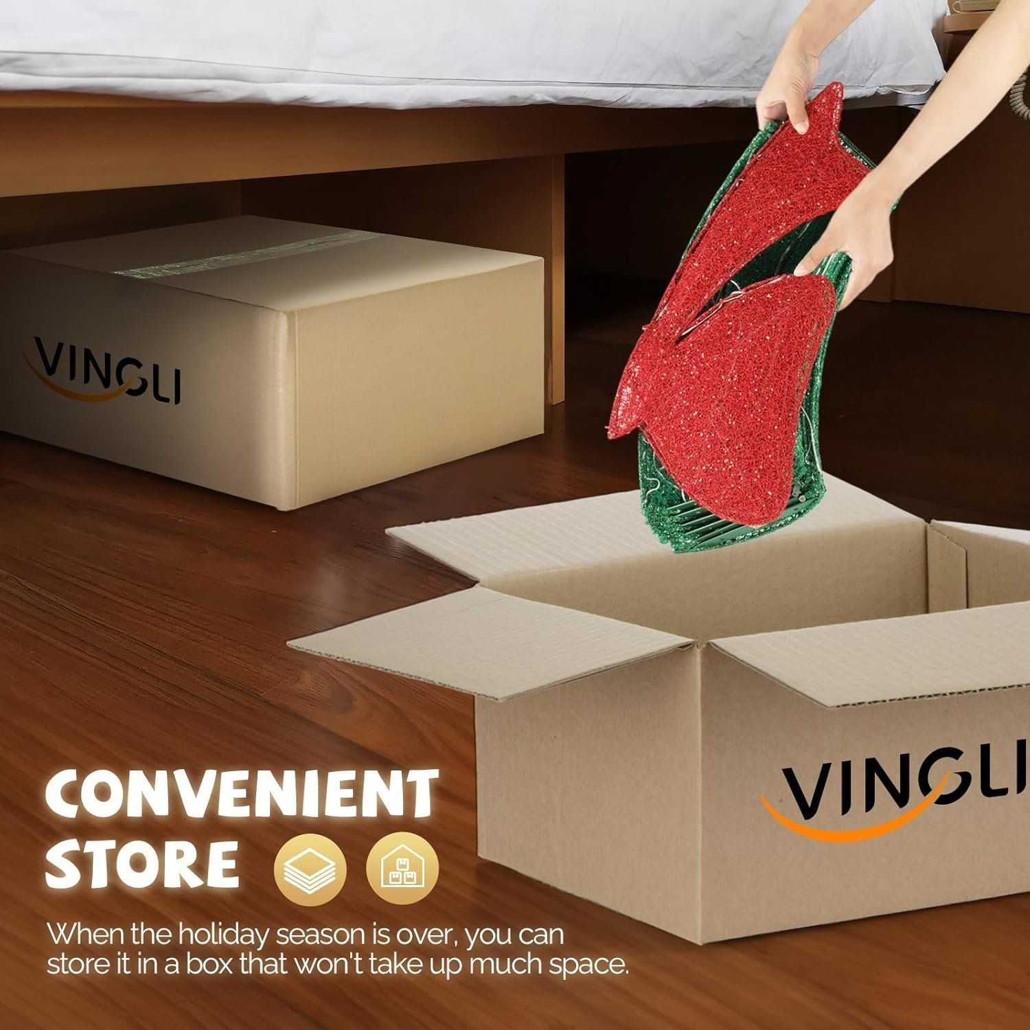 🎄 Sparkle-now Pre-sale! 🎀✨Pre-lit Large Christmas Wreath, Outdoor Christmas Wreath